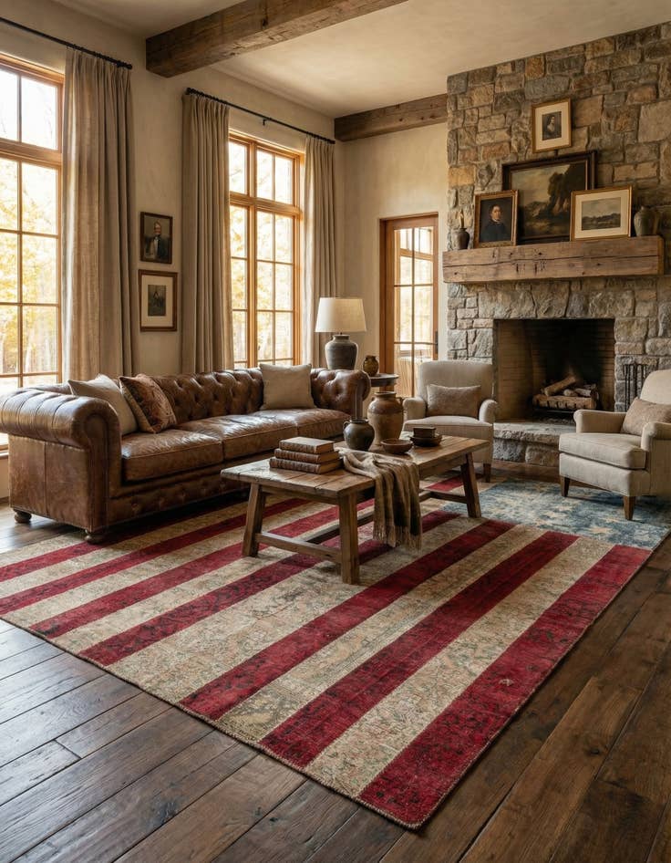 Detail image of  8' 2 x 10'  Hand Knotted Ultra Vintage Persian Wool Rug