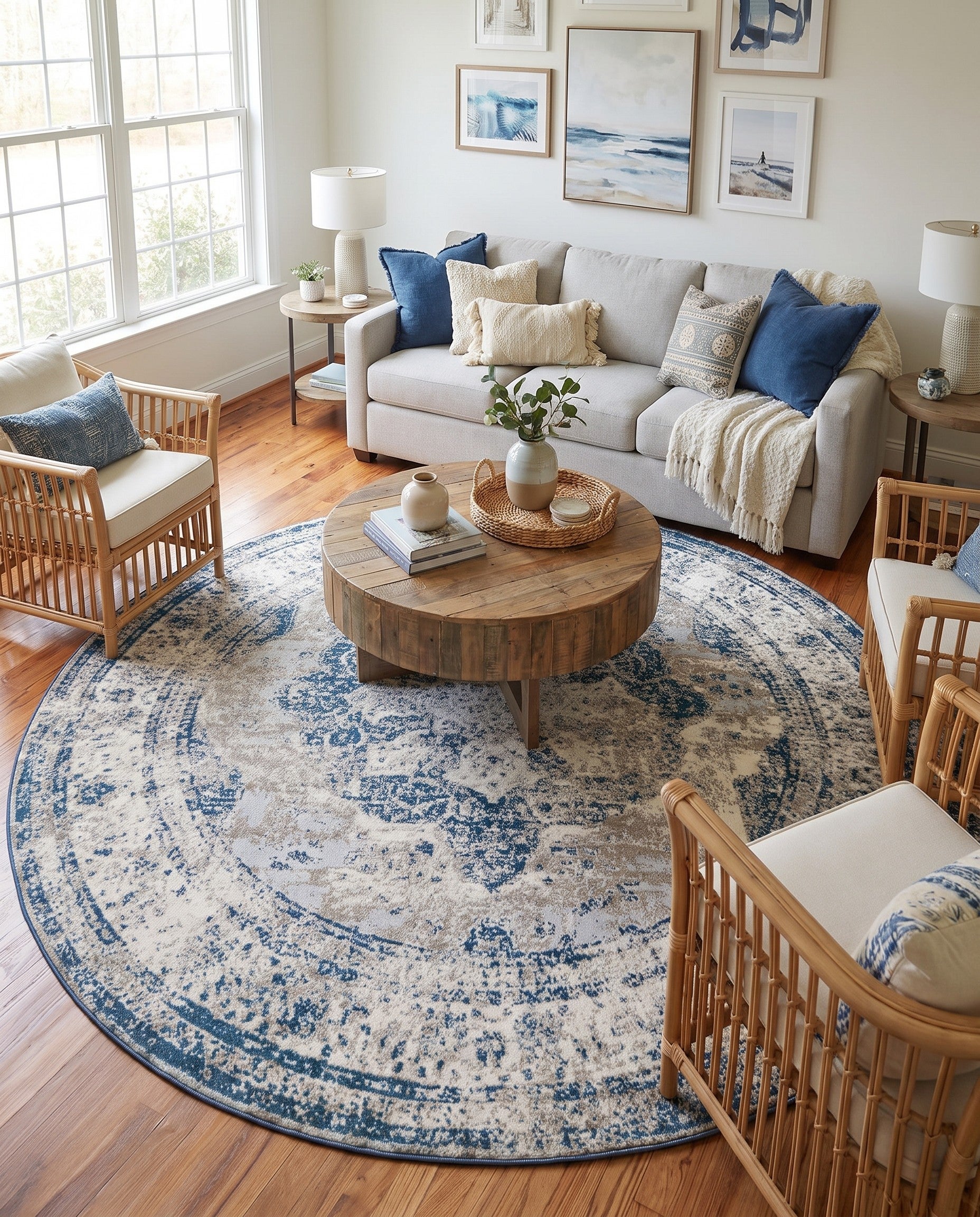 10' x 10' Monaco Round Rug