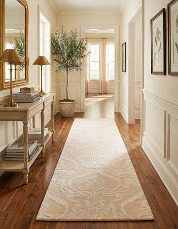 2' 9 x 10' Hand Knotted Darya Wool Runner Rug