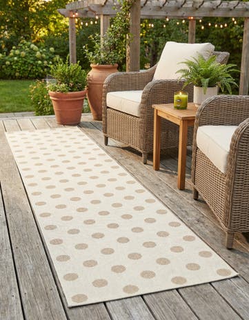 2' x 8' Easy-Clean Sabrina Soto Indoor / Outdoor Runner Rug