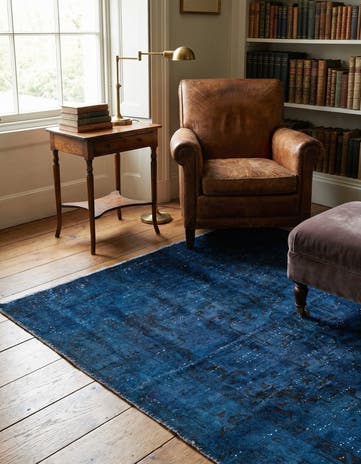 4' 7 x 5' 8 Hand Knotted Ultra Vintage Persian Wool Rug