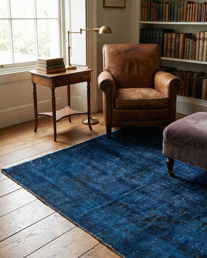 4' 7 x 5' 8 Hand Knotted Ultra Vintage Persian Wool Rug