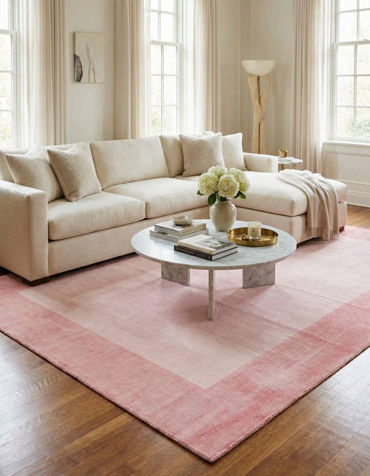 Detail image of 8' 1 x 11' 3  Hand Knotted Darya Wool Rug