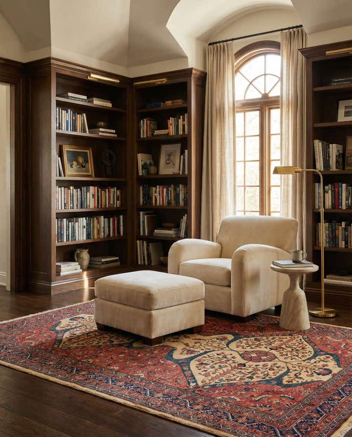 6' 8 x 9' 10 Hand Knotted Ariana Ziegler Oriental Rug