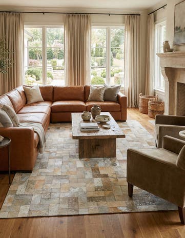 5' 2 x 8' Cowhide Rug
