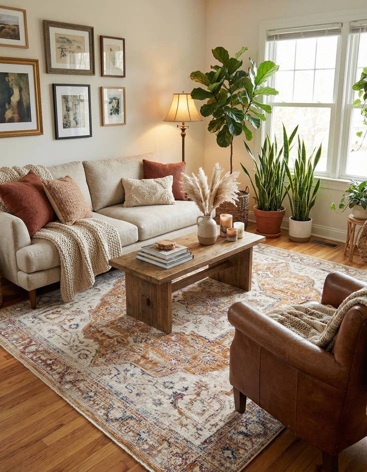 Detail image of  7' 10 x 9' 8 Deepa Rug