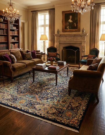 9' 6 x 12' 8 Kashmar Wool Rug
