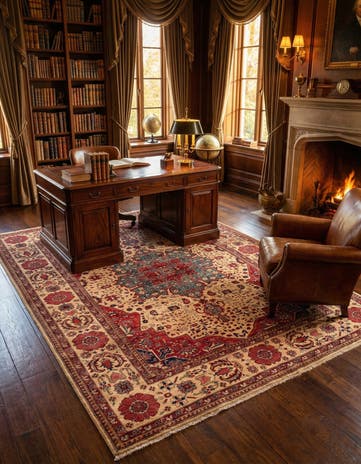 6' 1 x 8' 6 Samarkand Wool Rug