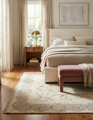 4' 2 x 5' 11 Hand Knotted Darya Wool Rug