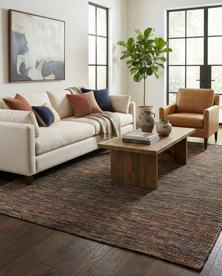 Detail image of 7' 10 x 10' 2 Hand Knotted Moroccan Wool Rug
