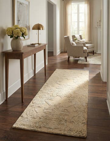 2' 7 x 8' 9 Hand Knotted Darya Runner Rug