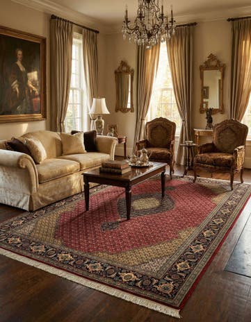 6' 7 x 10' Tabriz Mahi Rug