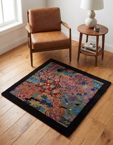 4' 5 x 4' 6 Terra Nova Square Rug