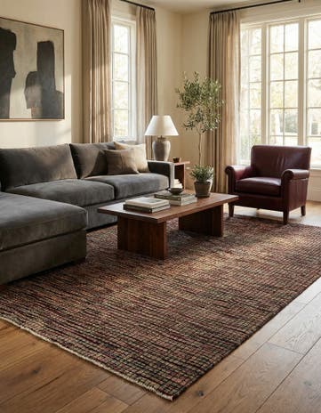 5' 8 x 8' Hand Knotted Darya Wool Rug