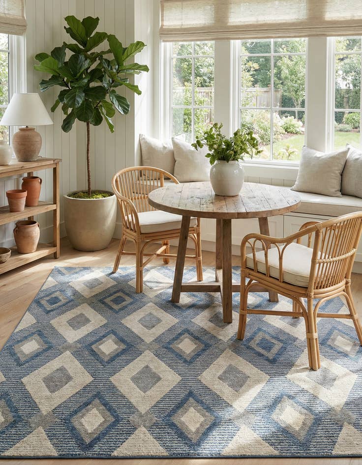 Detail image of  7' 10 x 7' 10 Caspian Square Rug