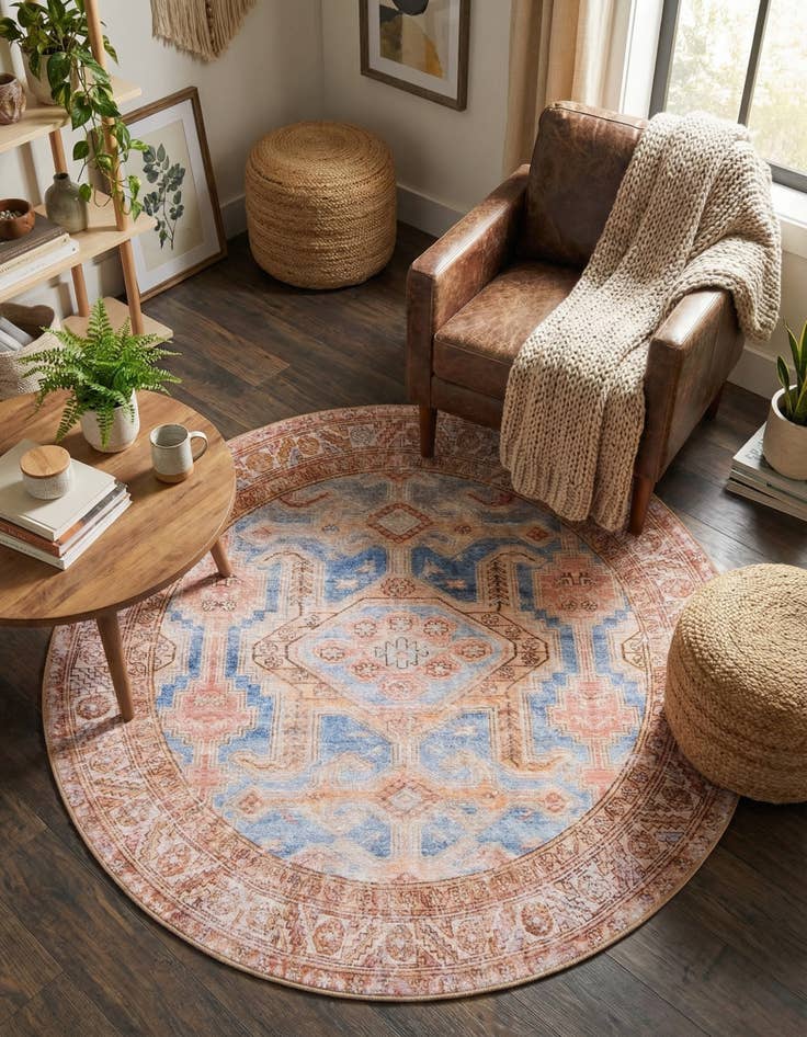 Detail image of 5' x 5' Timeless Round Rug