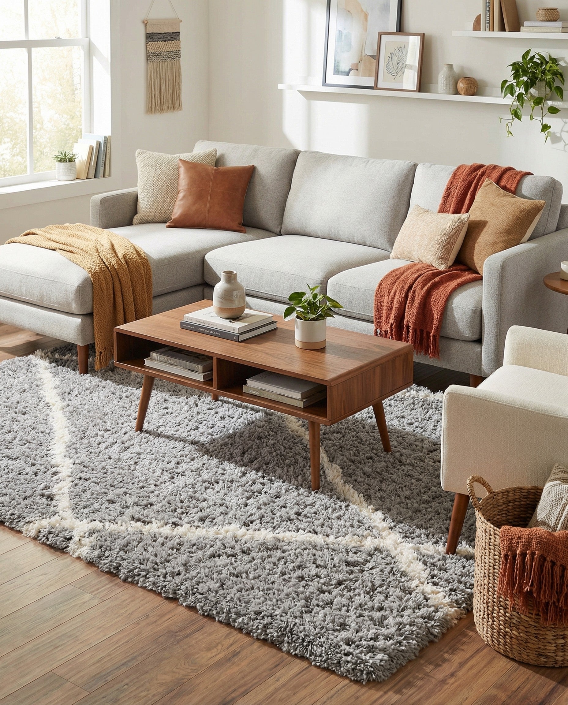  4' x 6' Infinity Shag Rug