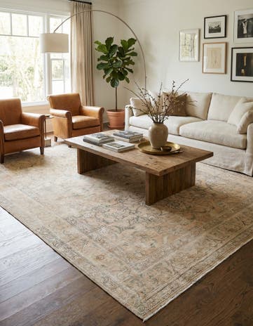 8' x 11' 3 Hand Knotted Ultra Vintage Persian Wool Rug