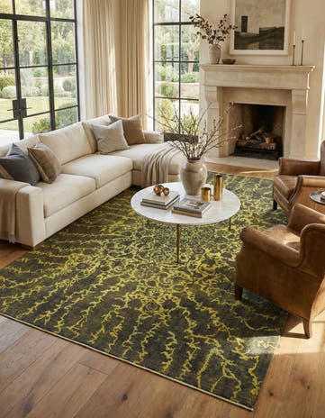 9' 9 x 13' 9 Hand Knotted Ultra Vintage Persian Wool Rug