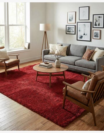 8' x 10' Studio Solid Shag Rug