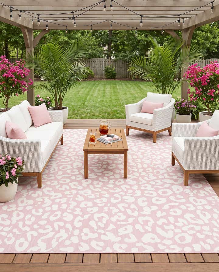 9' x 12' Easy-Clean Safari Indoor / Outdoor Rug