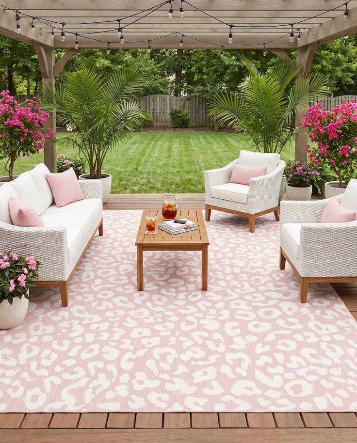 Detail image of 9' x 12' Easy-Clean Safari Indoor / Outdoor Rug