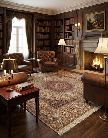 6' 3 x 6' 9 Mood Wool Square Rug