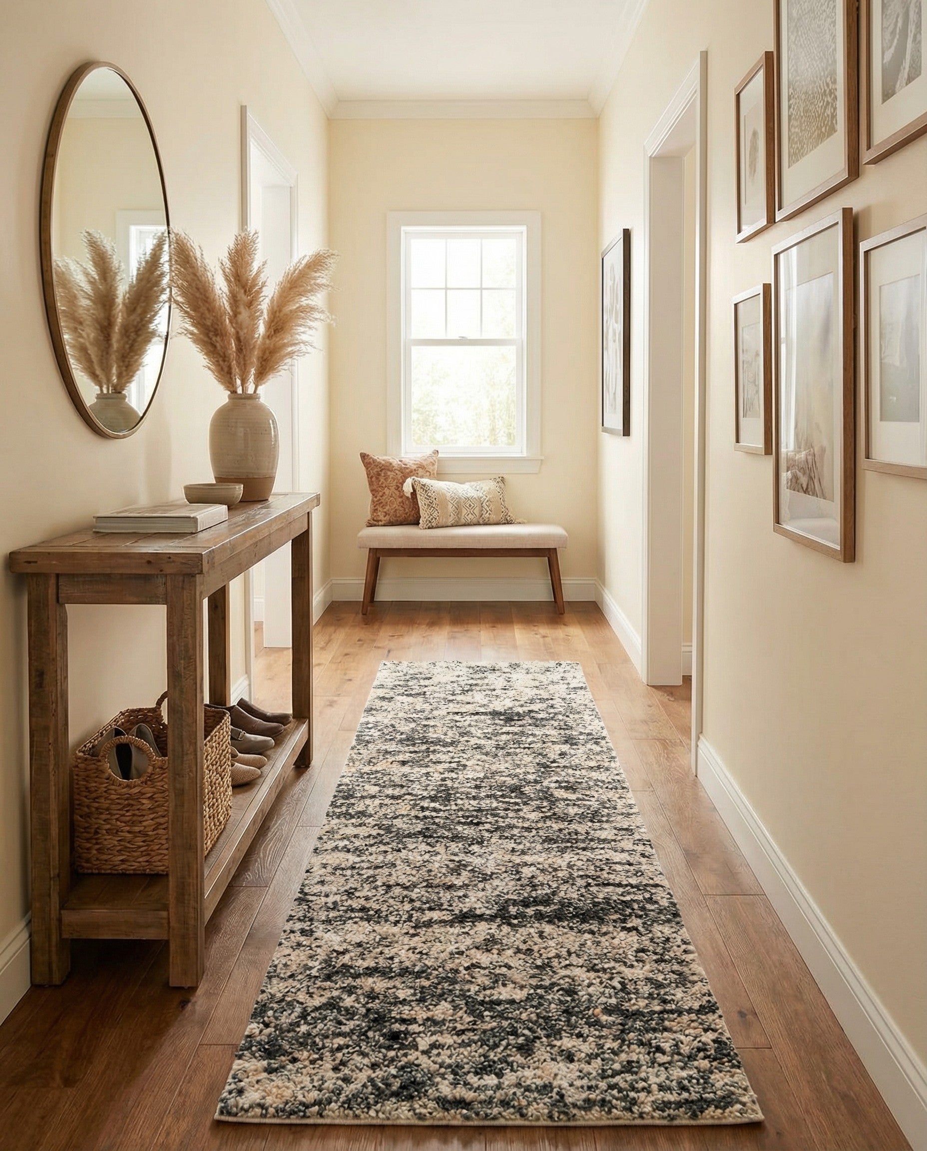  2' 7 x 12'  Hand Woven Haka Deluxe Shag Runner Rug