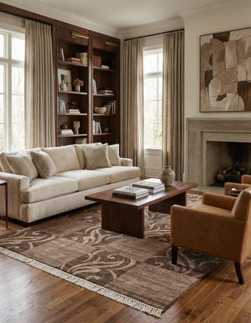 6' 8 x 9' 10 Hand Knotted Darya Wool Rug