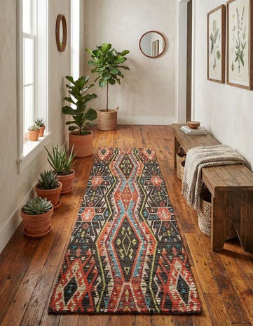 2' x 8' Chenille Jute Runner Rug