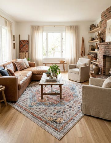 Gray Aramis Square Rug