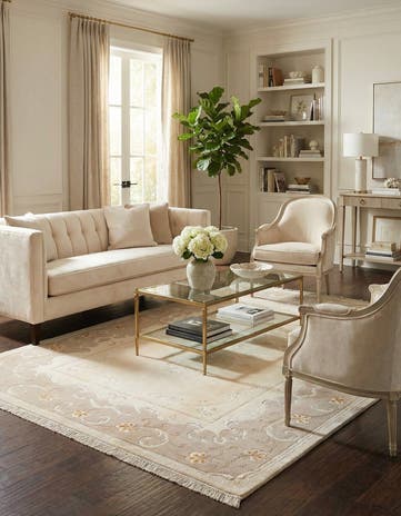 5' 9 x 7' 10 Hand Knotted Darya Wool Rug