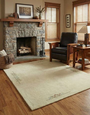 4' x 6' Hand Knotted Nepal Wool Rug