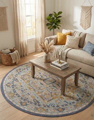 5' x 5' Whitney Round Rug
