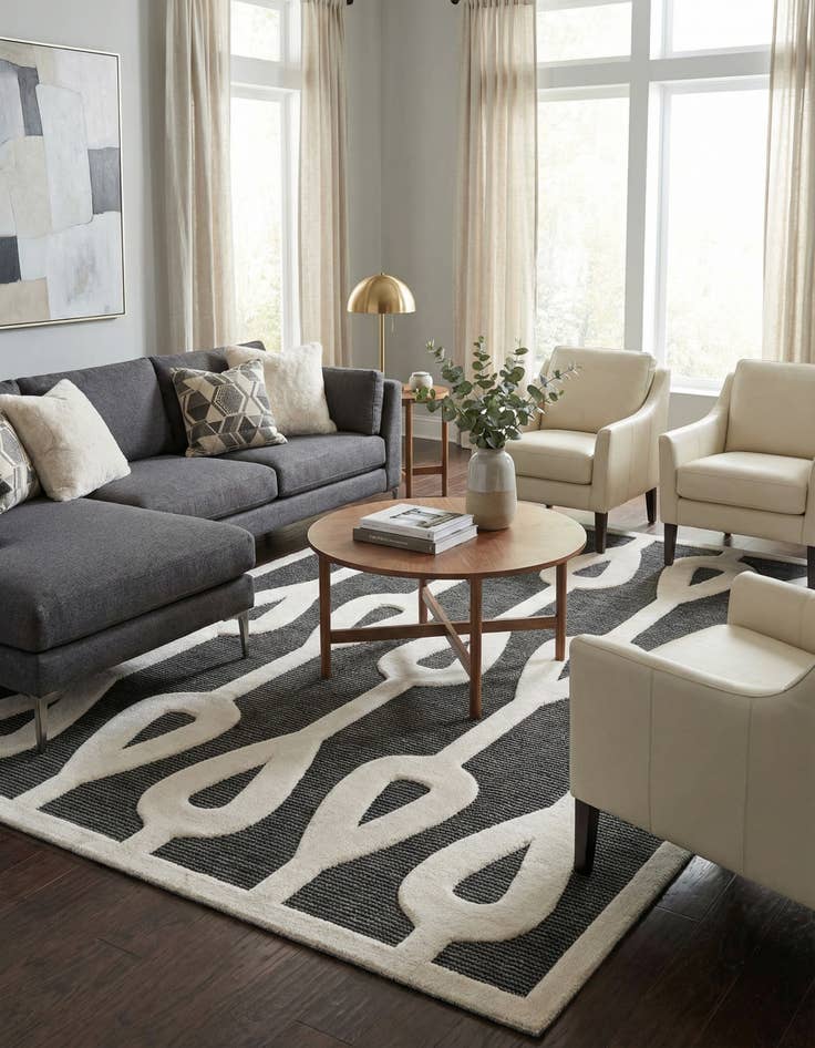 Detail image of 7' 10 x 10' Prismatic Rug