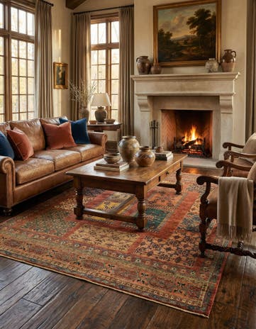 5' 9 x 7' 5 Luribaft Wool Rug