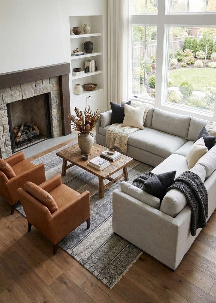 8' 4 x 9' 3 Hand Woven Kilim Modern Wool Rug