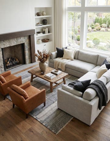 8' 4 x 9' 3 Hand Woven Kilim Modern Wool Rug