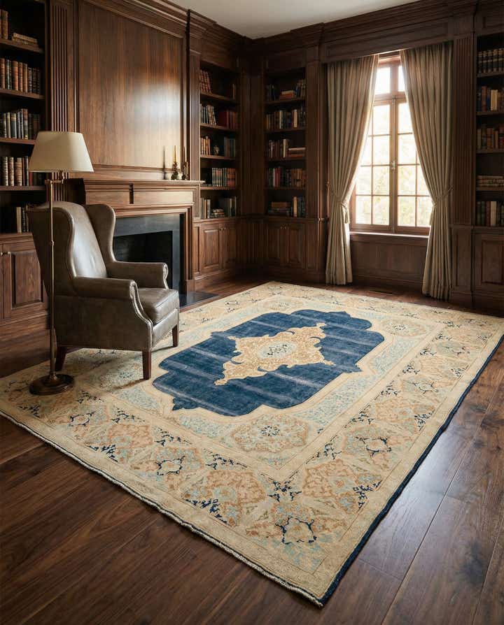 9' 3 x 11' 11 Vintage Royal Rug