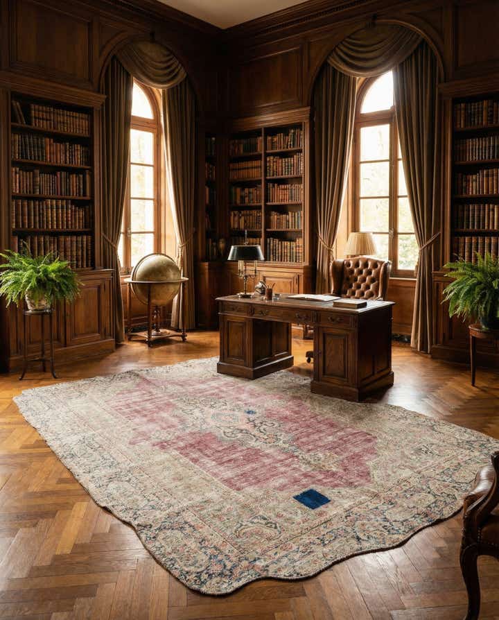 8' x 10' 10 Vintage Royal Wool Rug