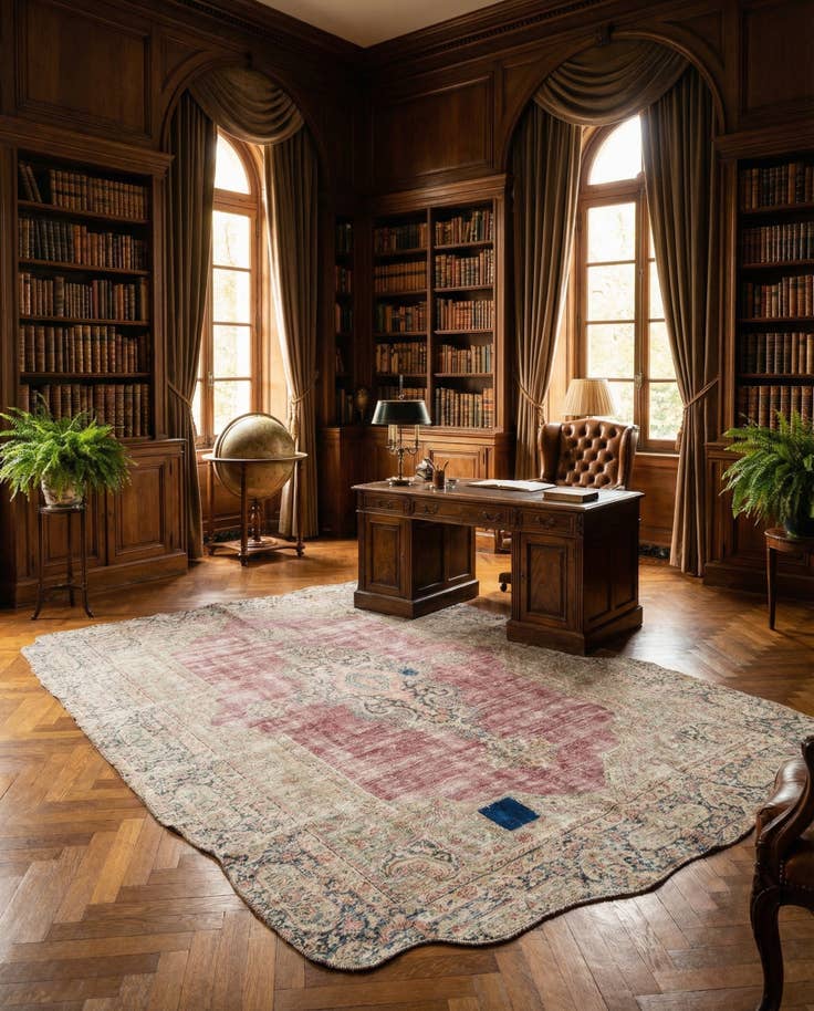 Detail image of 8' x 10' 10 Vintage Royal Wool Rug