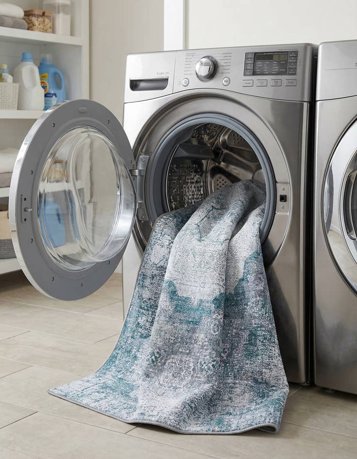 Detail image of  5' x 8'  Washable Yara Rug