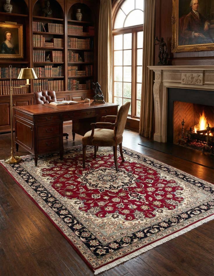 Detail image of 4' 9 x 6' 8 Tabriz Rug