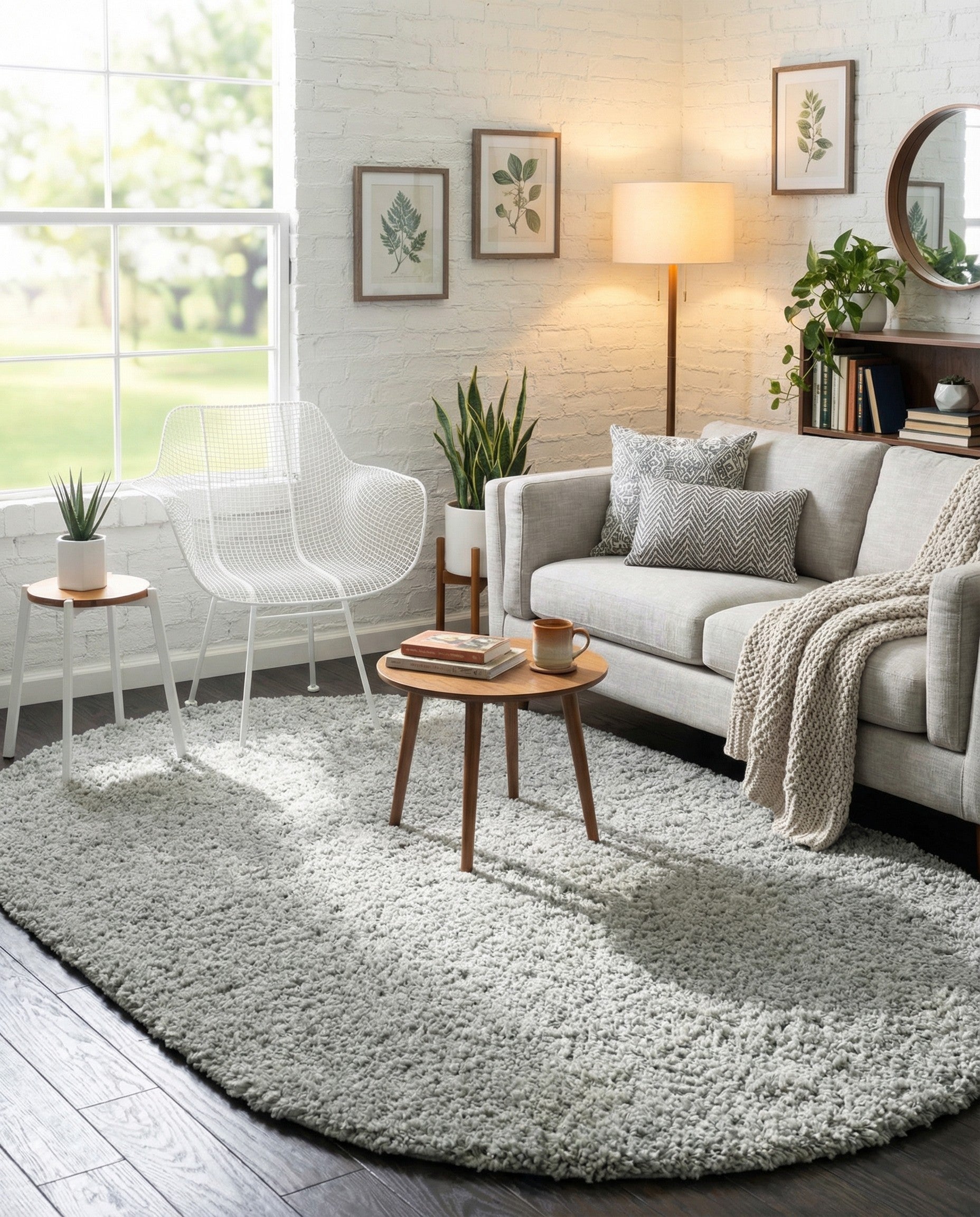  5' x 8' Everyday Shag Oval Rug