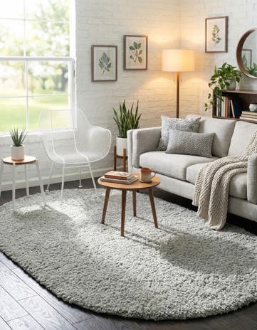 5' x 8' Everyday Shag Oval Rug