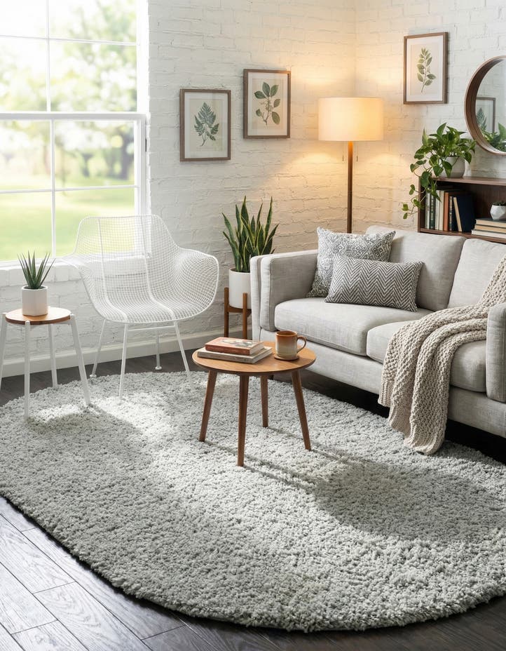 5' x 8' Everyday Shag Oval Rug