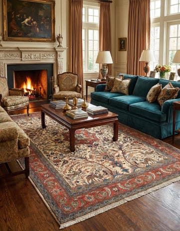 6' 7 x 9' 5 Tabriz Wool Rug