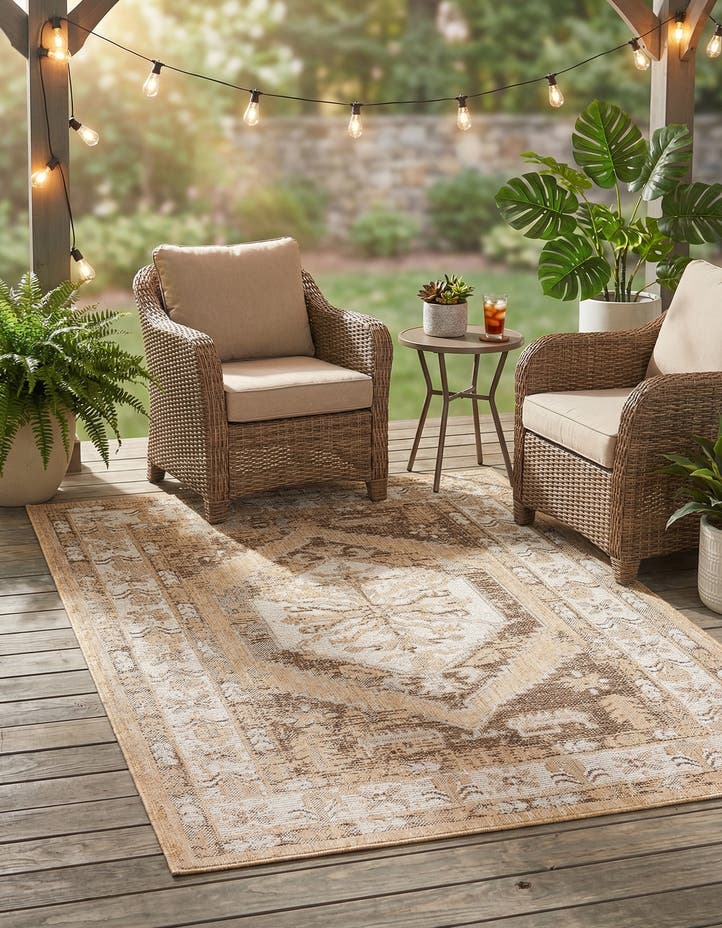 4' x 6' Easy-Clean Traditional Indoor / Ou...