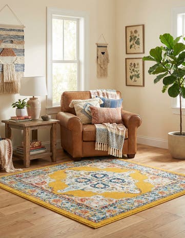 4' x 4' Parker Square Rug