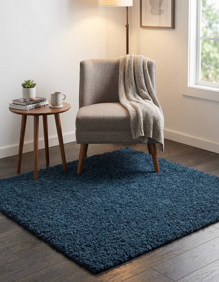 Detail image of  3' 3 x 3' 3 Everyday Shag Square Rug